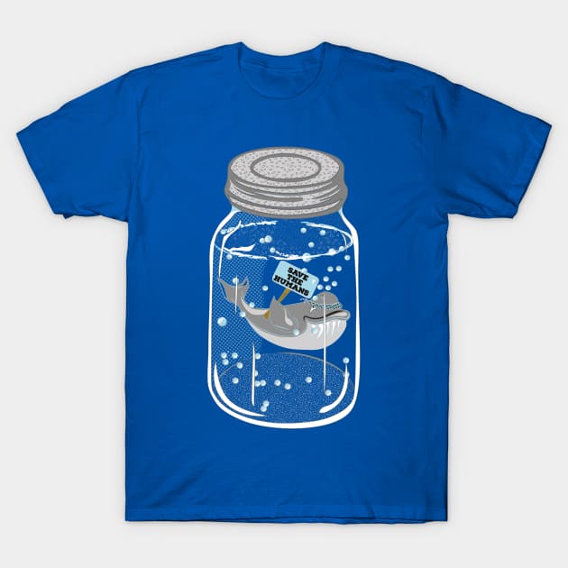 Whale Jar T-Shirt by Laura Brightwood